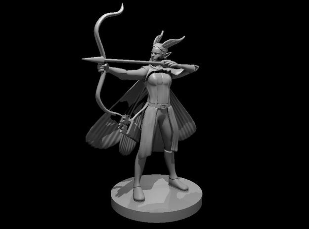 Arch Fey Female with Quiver in Tan Fine Detail Plastic