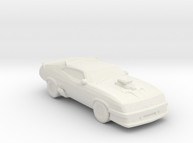 Interceptor Mad Max 1:160 Scale in White Natural Versatile Plastic