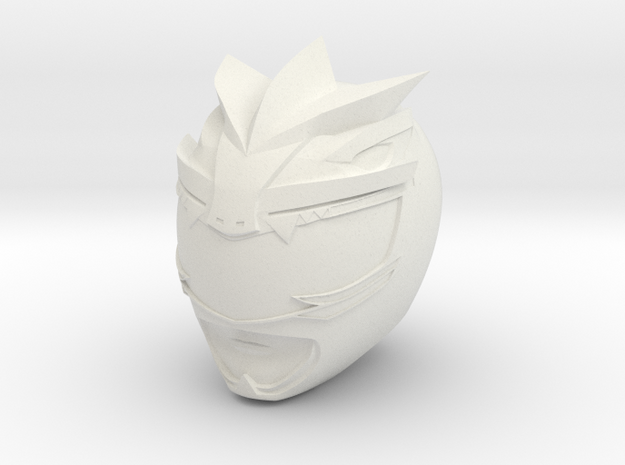 King T Helmet LC in White Natural Versatile Plastic