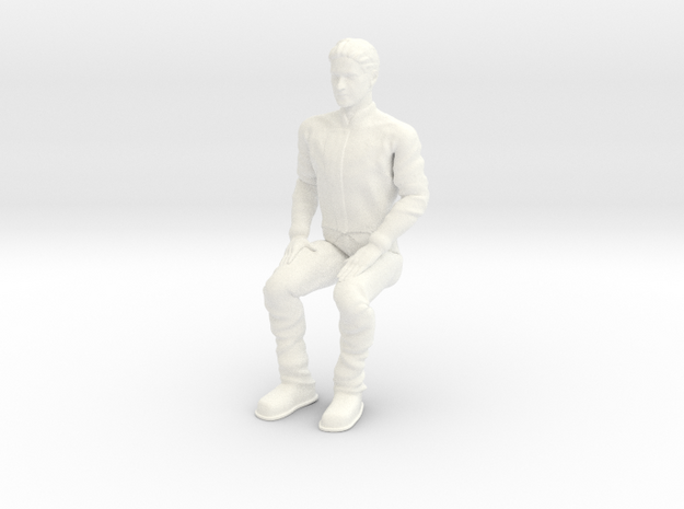 Lost in Space - John Seated - Switch N Go in White Processed Versatile Plastic
