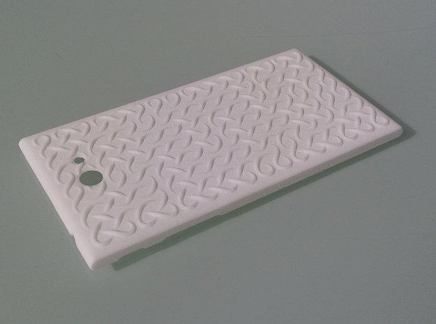 The Other Side Fine Celtic Knot for Jolla phone in White Processed Versatile Plastic