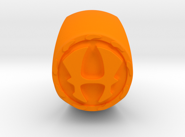 Hercules Ring Size 11 in Orange Processed Versatile Plastic