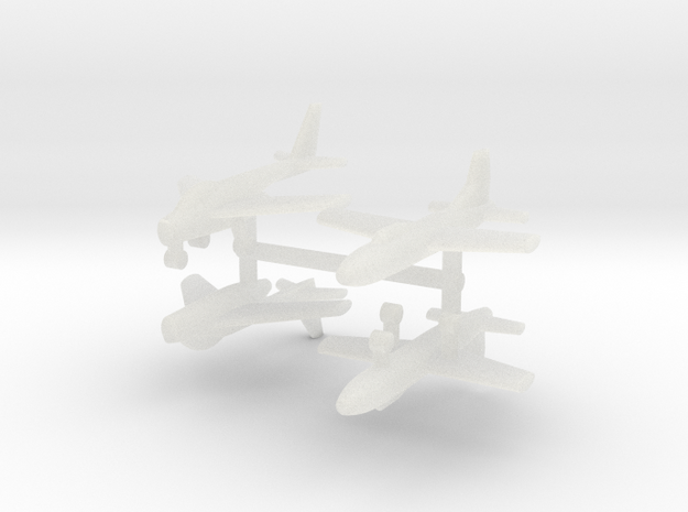 1/700 Experimental Aircraft Set 6 in Tan Fine Detail Plastic
