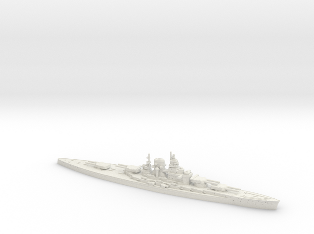 Dresden 1941 1/1800 (L-20 Battleship) in White Natural Versatile Plastic