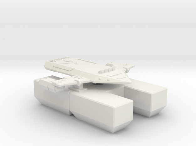 3788 Scale Orion Heavy Fleet Transport, Lyran in White Natural Versatile Plastic