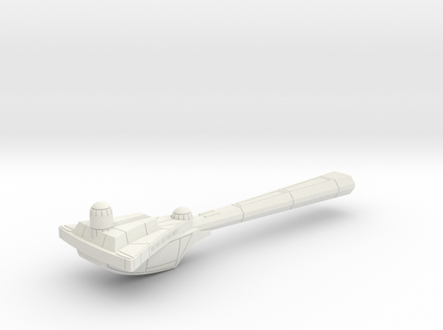 1/1000 Klingon TOS Battlecruiser Bow in White Natural Versatile Plastic