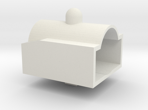 Wooden Train Boiler V5 (Build Your Own Engine) in White Natural Versatile Plastic