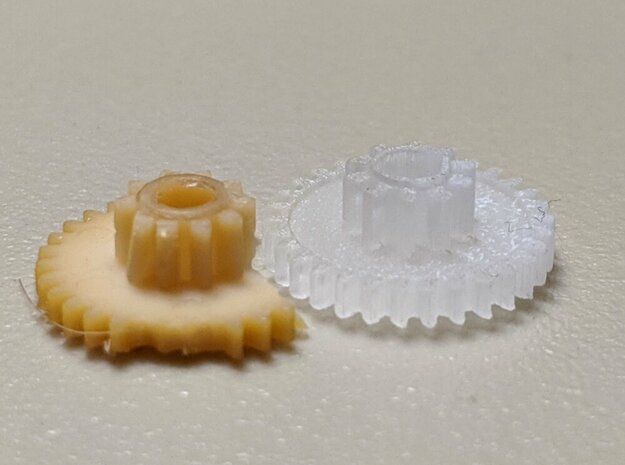 Replacement Floppy Drive Gear for Macintosh in Smooth Fine Detail Plastic: Extra Large