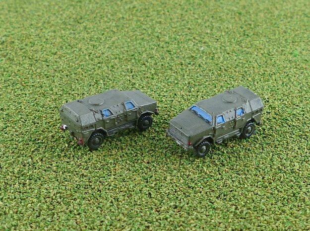 German ATF Dingo II Armored Car 1/285 6mm in Tan Fine Detail Plastic