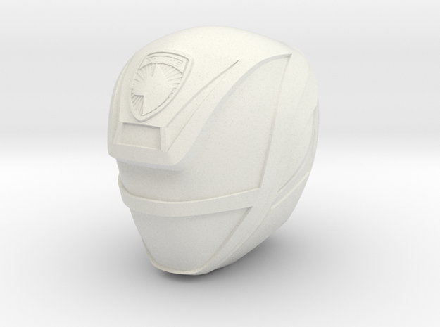 SPD Green Helmet LC  in White Natural Versatile Plastic