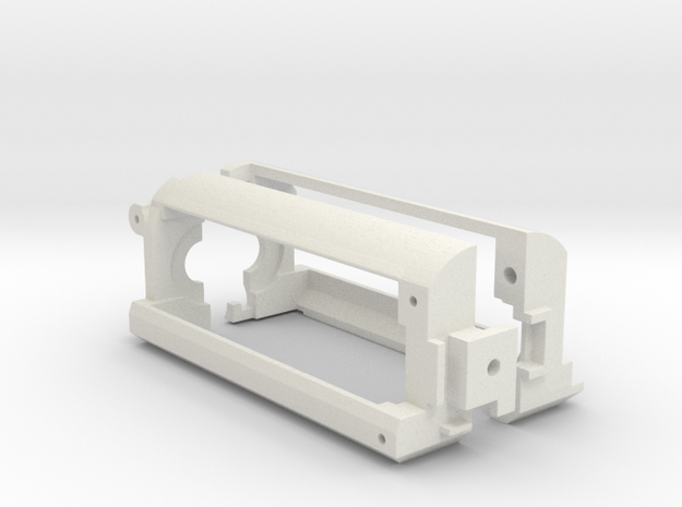 Motor Cage for Airsoft Type 97 in White Natural Versatile Plastic
