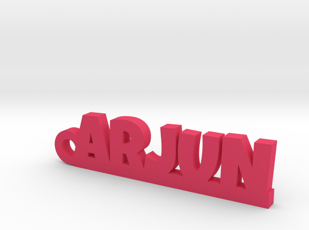 ARJUN_keychain_Lucky in Pink Processed Versatile Plastic