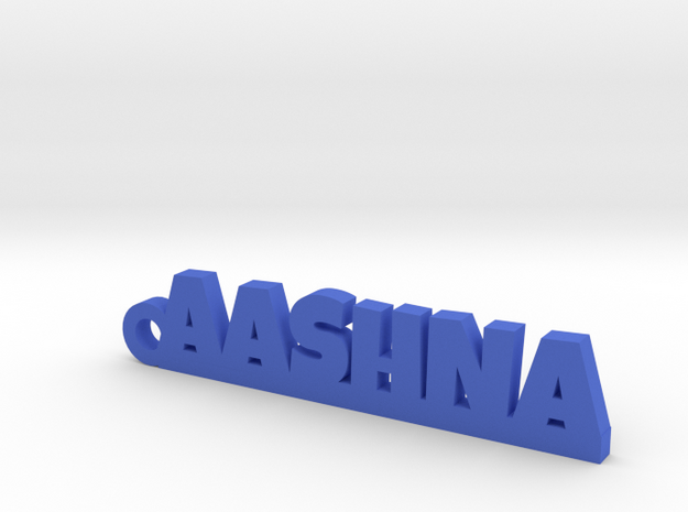 AASHNA_keychain_Lucky in Blue Processed Versatile Plastic
