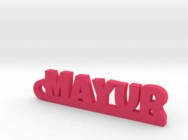 MAYUR_keychain_Lucky in Pink Processed Versatile Plastic