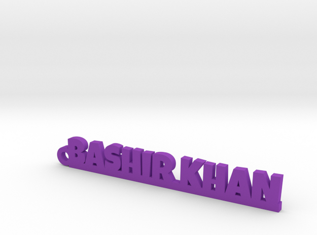 BASHIR KHAN_keychain_Lucky in Purple Processed Versatile Plastic