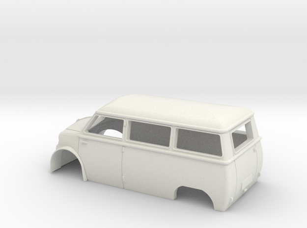 lloyd bus at scale 00 (76) in White Natural Versatile Plastic