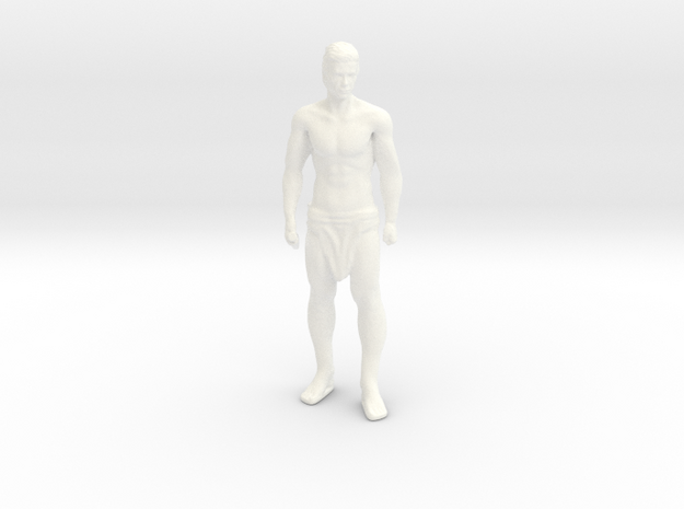 Tarzan - Standing in White Processed Versatile Plastic