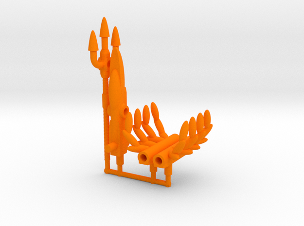 Solus Prime Octopunch Decoy Weapons in Orange Processed Versatile Plastic