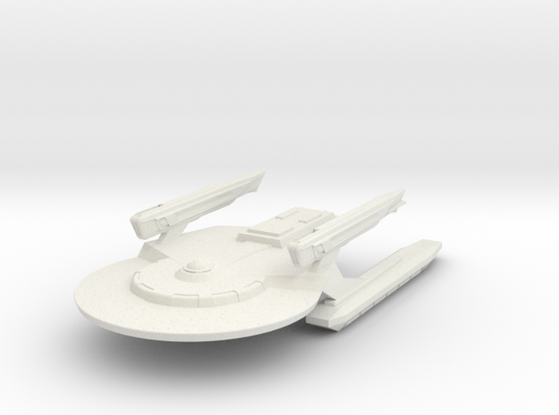 Class III neutronic Carrier (Thickened Pylons) in White Natural Versatile Plastic