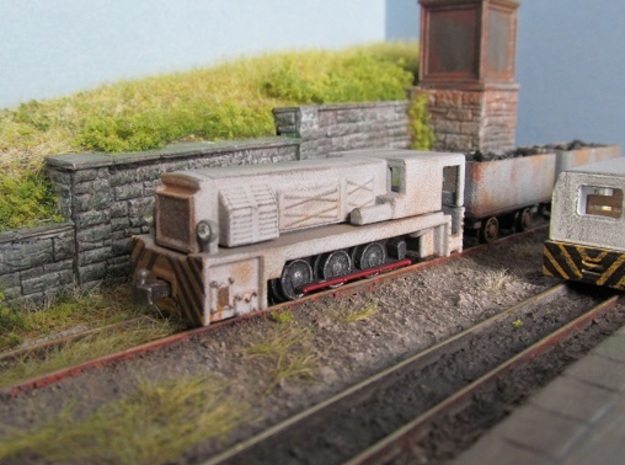 009 Huwood - Hudswell UG Diesel A  in Smooth Fine Detail Plastic