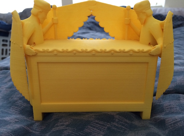 Mercy Seat for Ark of the Covenant in Tan Fine Detail Plastic