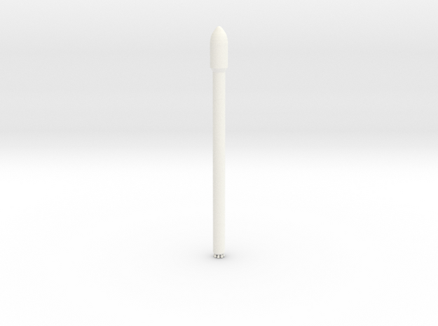 Falcon 9 (No Landing Legs/Grid Fins) - 1:400 in White Processed Versatile Plastic