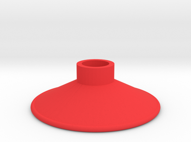 Hydrant base for Firefighters Unimog truck in Red Processed Versatile Plastic