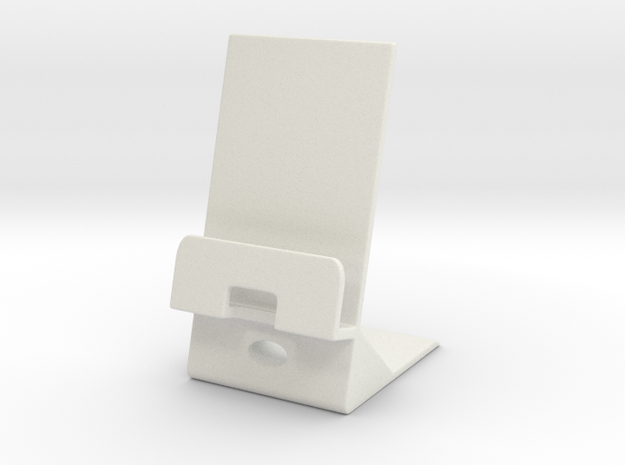 Smartphone Charging Station in White Natural Versatile Plastic
