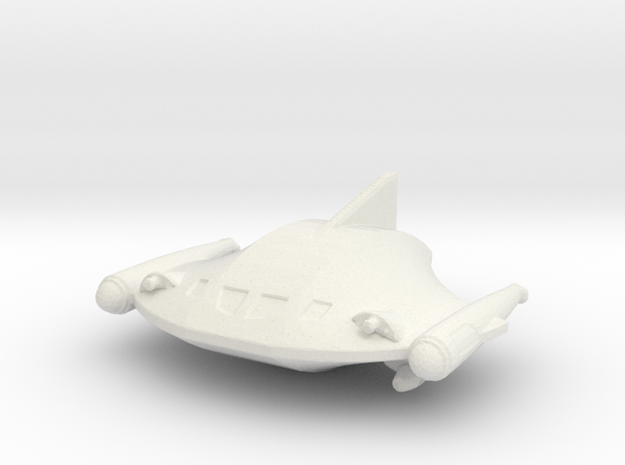 Romulan Shuttle 1/350 in White Natural Versatile Plastic