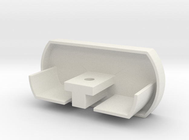 Replacement Part for Ikea KVARTAL 3 Rail end-cap in White Natural Versatile Plastic
