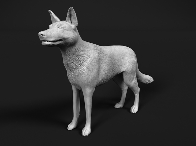 Saarloos Wolfdog 1:64 Standing Male in Tan Fine Detail Plastic