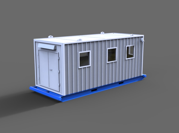 Office container in White Natural Versatile Plastic: 1:75