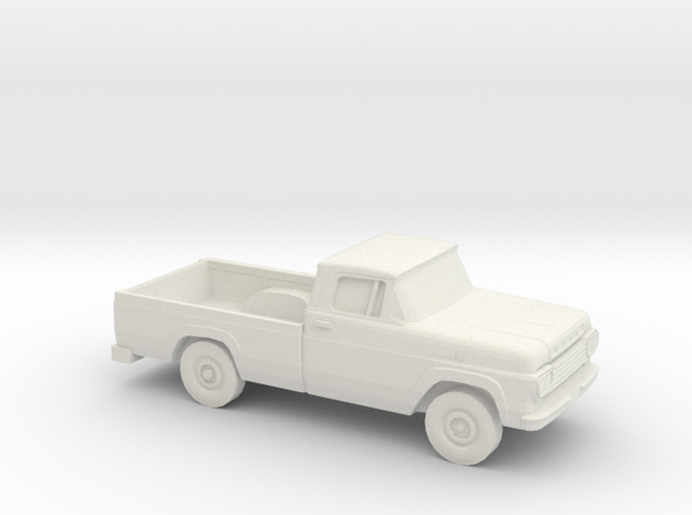 1/72 1959 Ford F-Series Regular Cab in White Natural Versatile Plastic