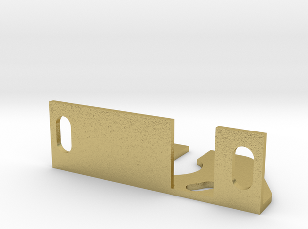 S Scale Motor Mount A for RS11 and River Raisin E8 in Natural Brass