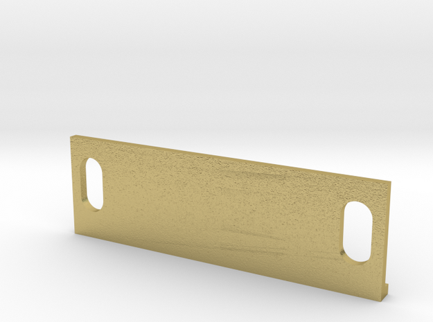 S Scale Motor Mount B for RS11 and River Raisin E8 in Natural Brass