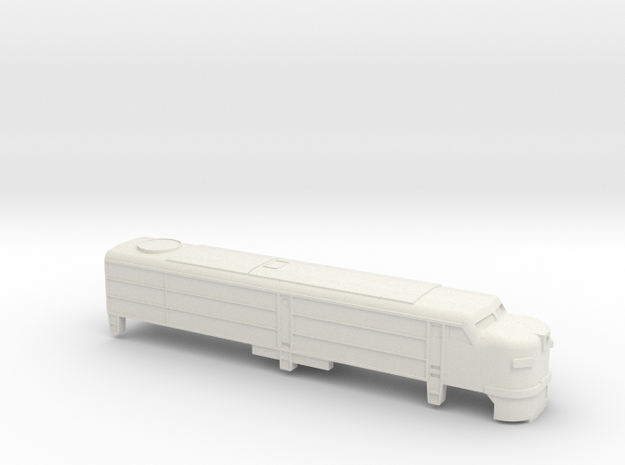 Alco FA-1 Shell T Scale (fit to 16 m chassis) in White Natural Versatile Plastic