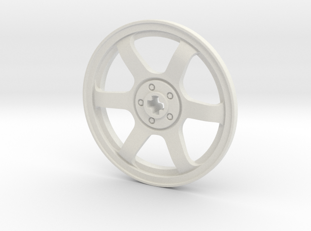 Wheel Cover 16_43.2mm in White Natural Versatile Plastic
