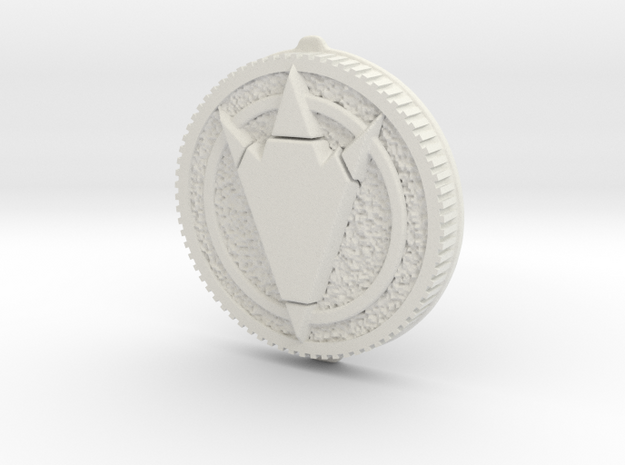 LC Morph Coin - Black Dino Thunder in White Natural Versatile Plastic