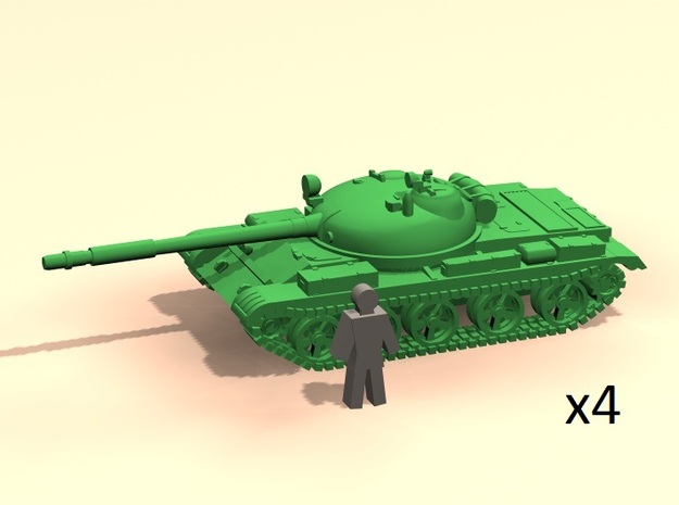 6mm T-62A tanks in Tan Fine Detail Plastic