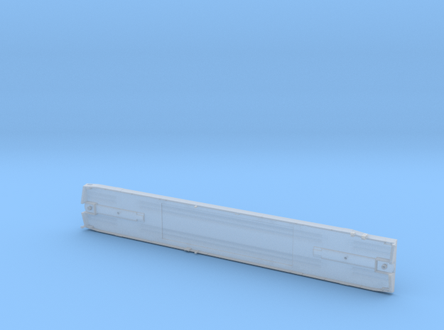 DODX Flatcar - Vehicle Deck (Separate Part) in Smooth Fine Detail Plastic