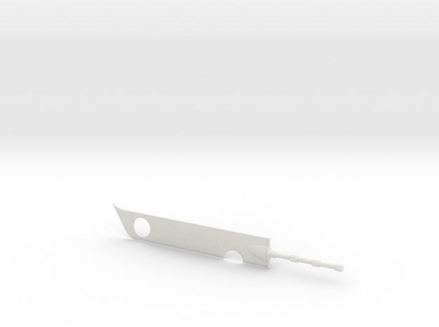Zabuza's sword ZANBATO (mini) in White Natural Versatile Plastic