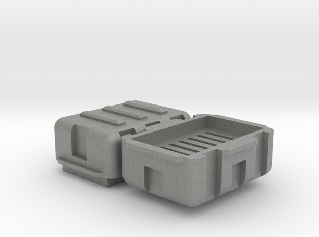 Micro SD Storage Hard Case in Gray PA12