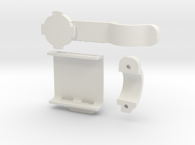 Multi Connect FRB (Fast Release Bracket) in White Natural Versatile Plastic