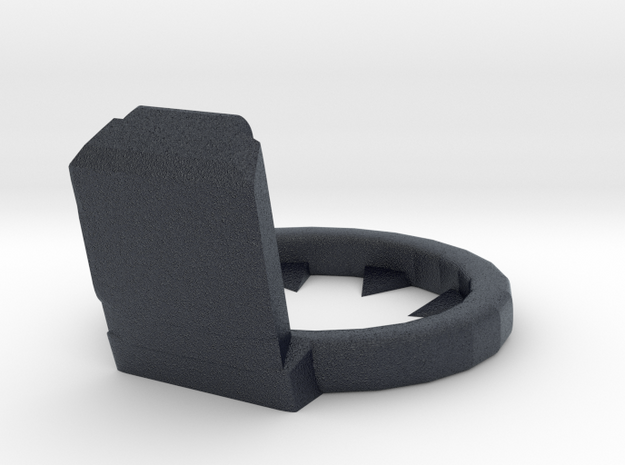 40mm 8x6 Retainer in Black PA12