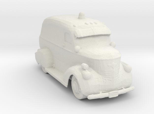 1949 Ambulance 1:160 Scale in White Natural Versatile Plastic