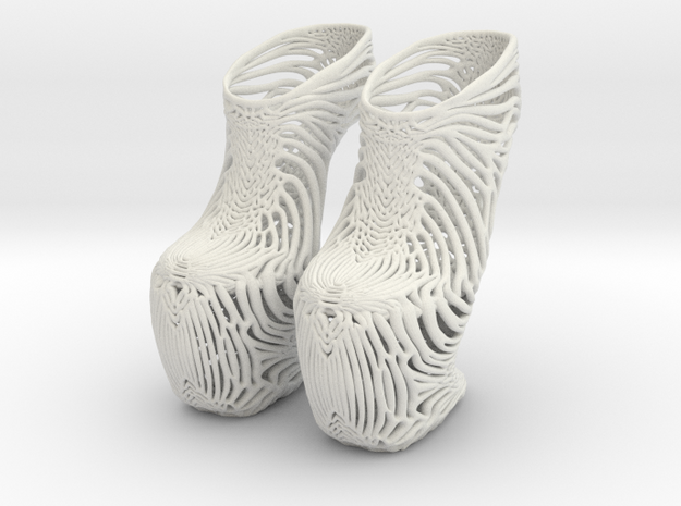 Mycelium Wedge Shoes Women's US Size 6 in White Natural Versatile Plastic