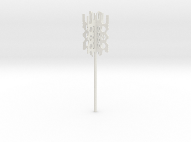 mondoshawan key - 146 mm in White Natural Versatile Plastic