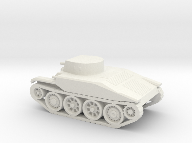 1/48 Scale T4E1 Combat Car in White Natural Versatile Plastic