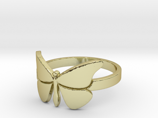 Butterfly (large) Ring Size 9 in 18k Gold