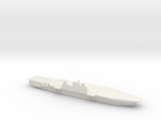 Malta-Class CV, Angled Deck, 1/1200 in White Natural Versatile Plastic